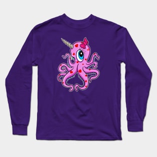 Cute Unicorn Octopus Long Sleeve T-Shirt